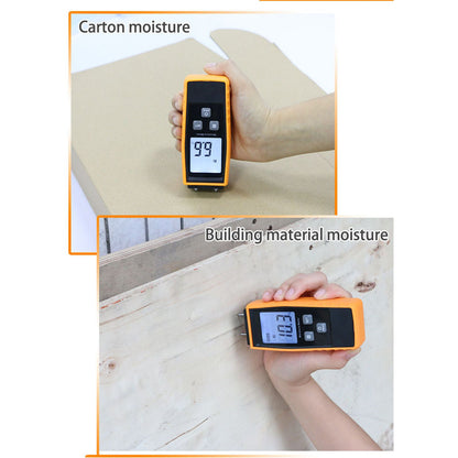 Wood Moisture Meter High Accuracy Easy to Read Portable Digital Moisture Detector for Woodworking Building V1294-YM0523-3111220093811