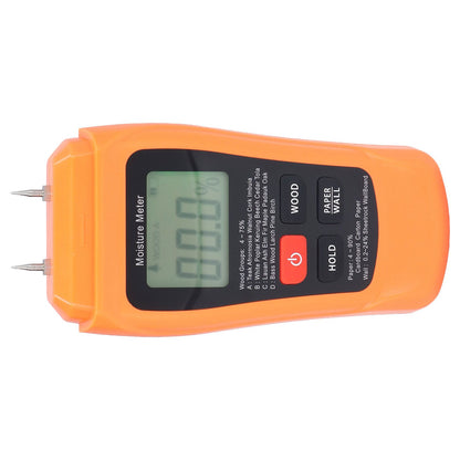 MT18 Digital Moisture Detector Backlit LCD Display Wood Moisture Meter for Wood Building Material Paper Floor V1294-YM0523-3111220094011