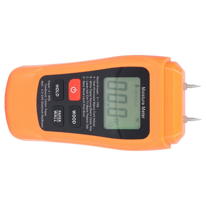MT18 Digital Moisture Detector Backlit LCD Display Wood Moisture Meter for Wood Building Material Paper Floor V1294-YM0523-3111220094011