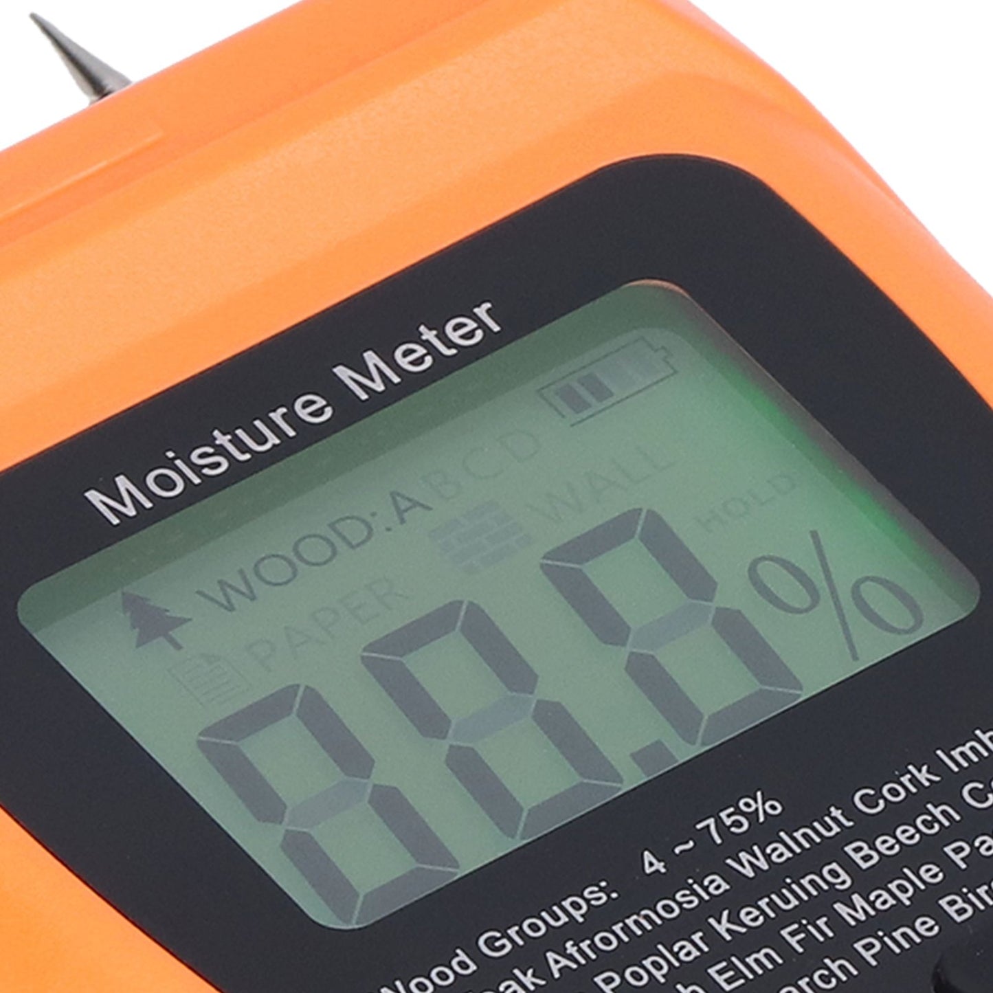 MT18 Digital Moisture Detector Backlit LCD Display Wood Moisture Meter for Wood Building Material Paper Floor V1294-YM0523-3111220094011