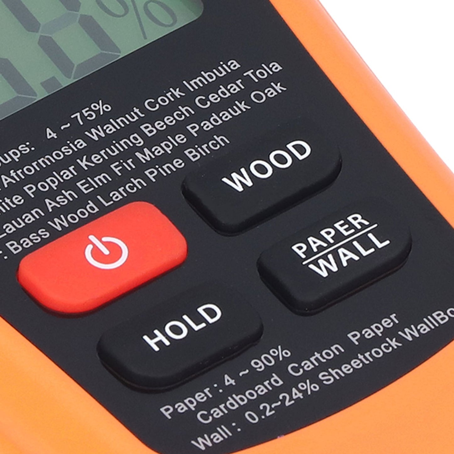 MT18 Digital Moisture Detector Backlit LCD Display Wood Moisture Meter for Wood Building Material Paper Floor V1294-YM0523-3111220094011
