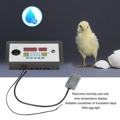Intelligent Incubator Thermostat Automatic Egg Incubator Controller Thermostat for Eggs Duck Eggs Goose Eggs V1294-YM0523-3111220094211