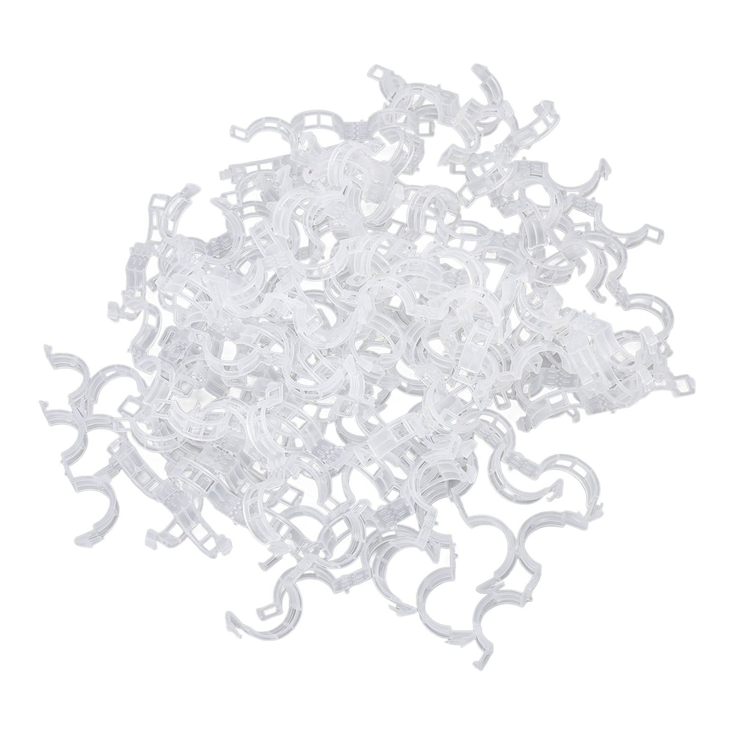 300Pcs Plastic Tomato Clips Good Fixation Support Reusable Plant Support Clips for Various Vegetables Flowers V1294-YM0523-3111220095511