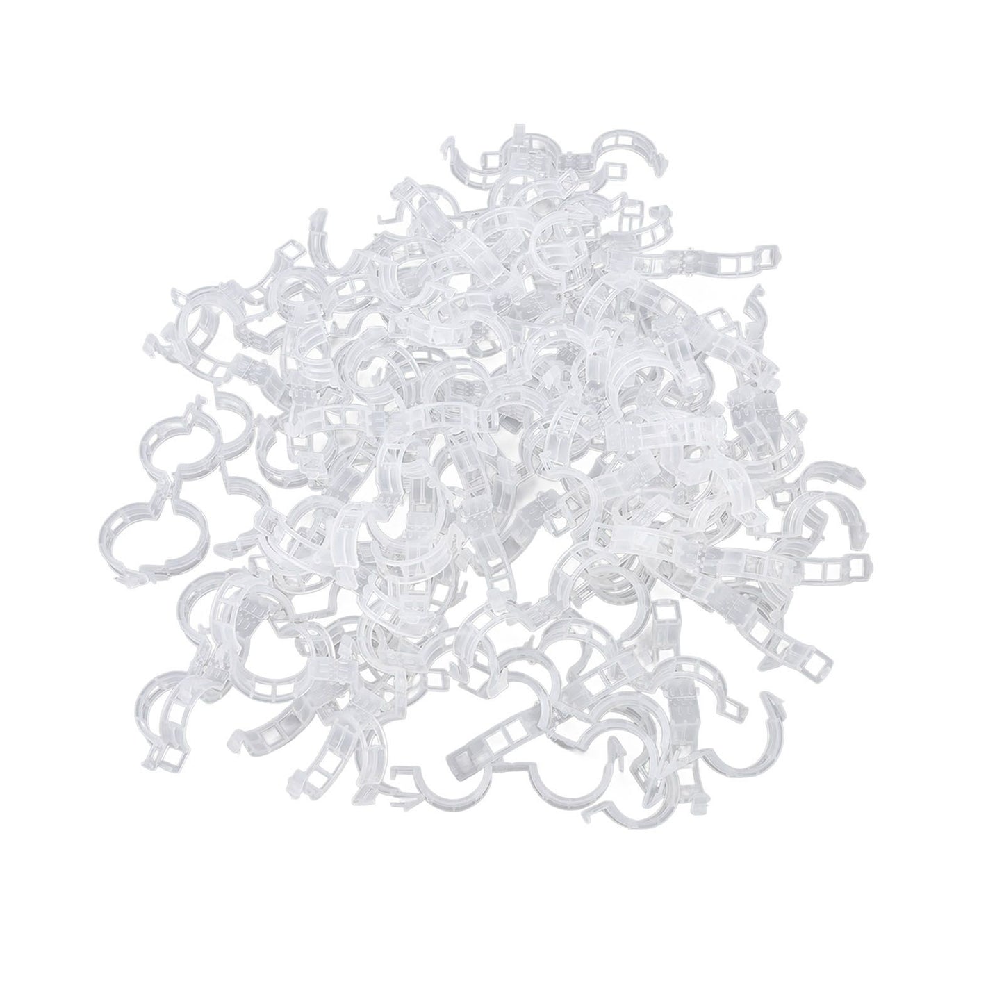 300Pcs Plastic Tomato Clips Good Fixation Support Reusable Plant Support Clips for Various Vegetables Flowers V1294-YM0523-3111220095511