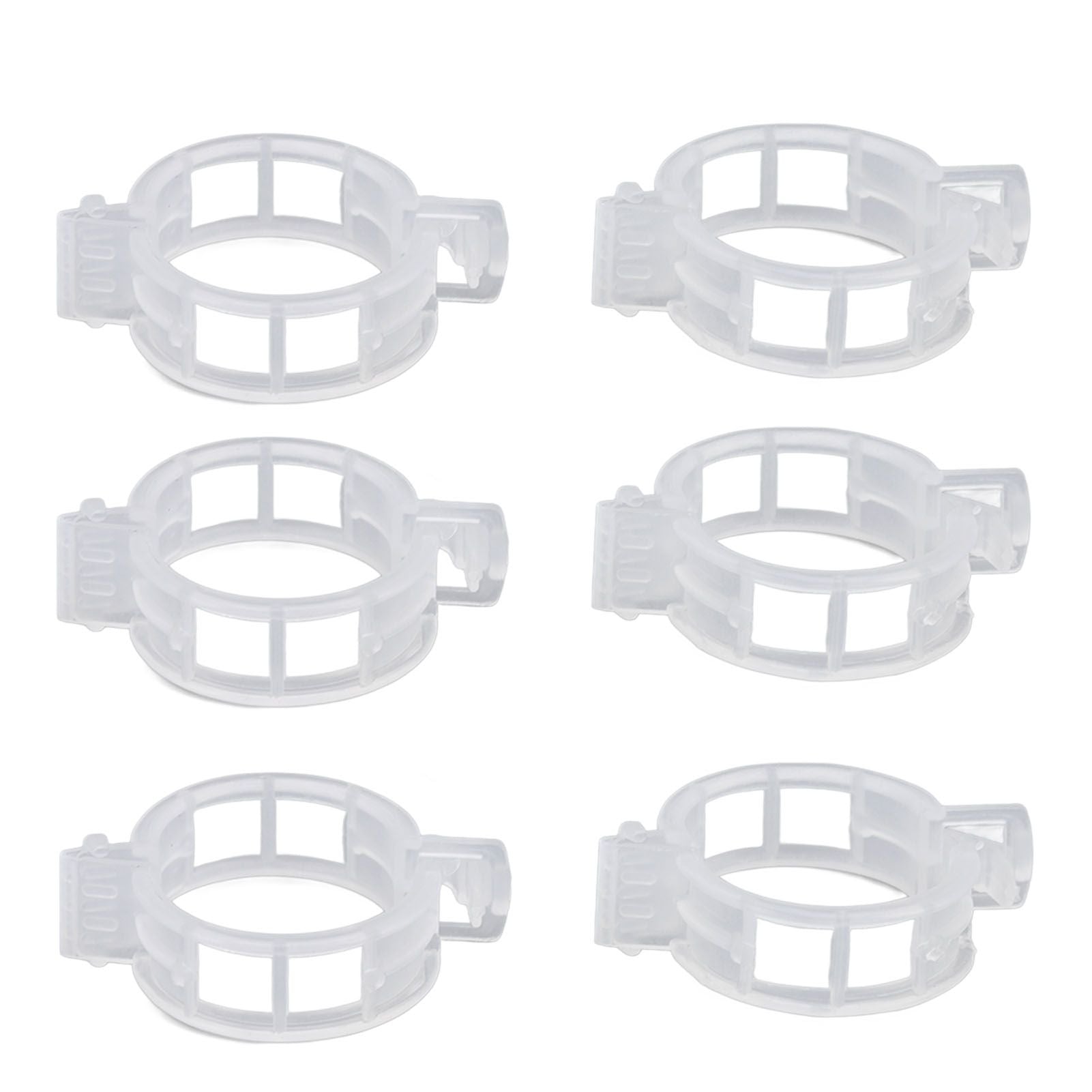 300Pcs Plastic Tomato Clips Good Fixation Support Reusable Plant Support Clips for Various Vegetables Flowers V1294-YM0523-3111220095511