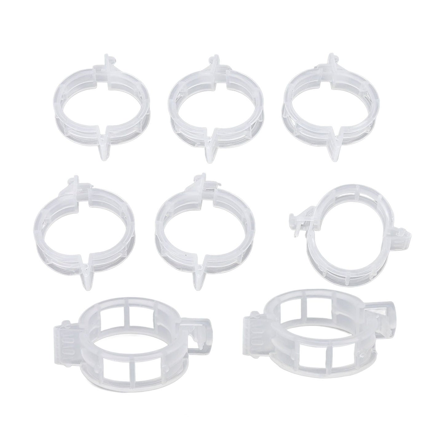 300Pcs Plastic Tomato Clips Good Fixation Support Reusable Plant Support Clips for Various Vegetables Flowers V1294-YM0523-3111220095511