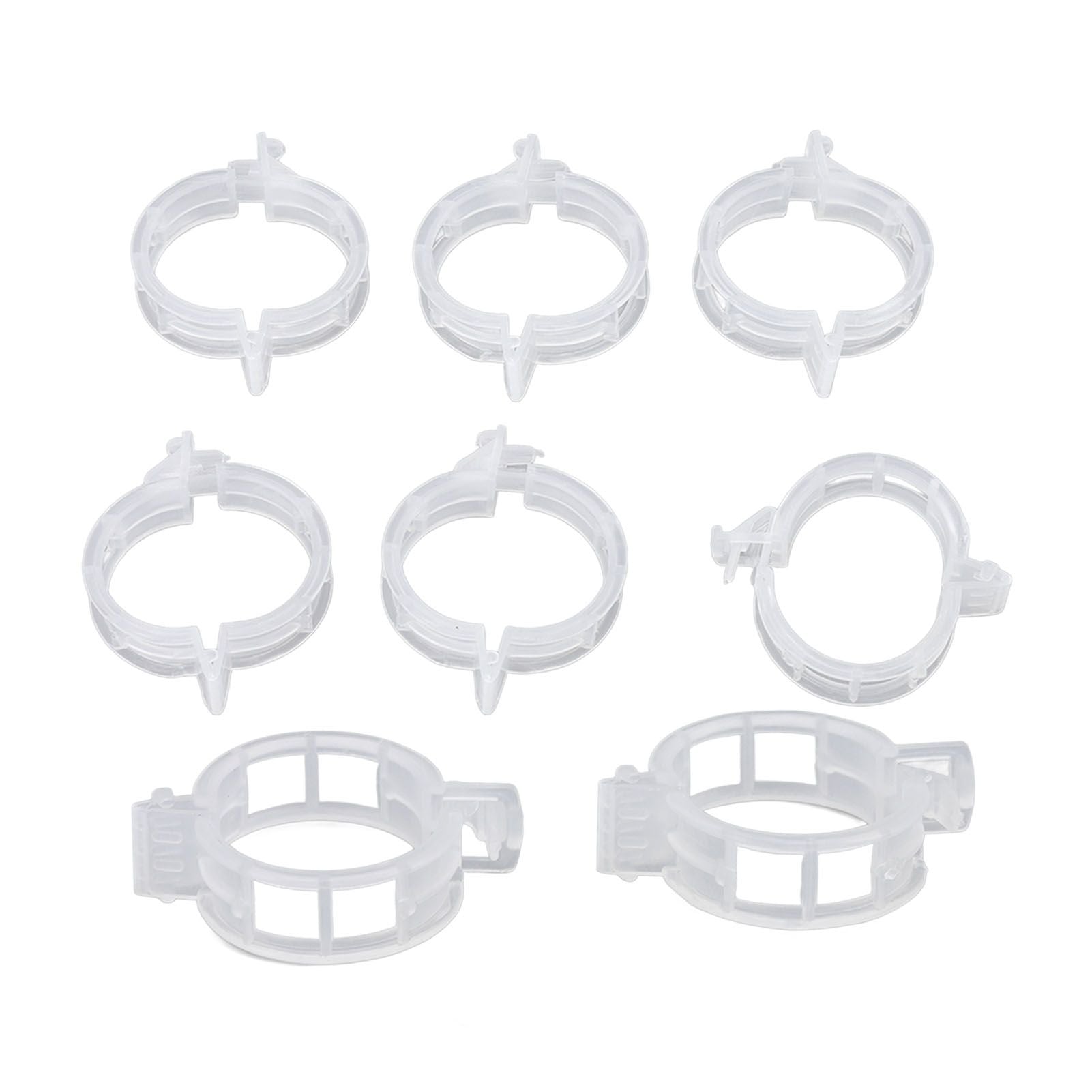 300Pcs Plastic Tomato Clips Good Fixation Support Reusable Plant Support Clips for Various Vegetables Flowers V1294-YM0523-3111220095511