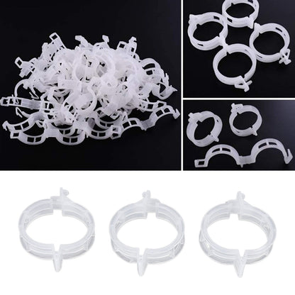300Pcs Plastic Tomato Clips Good Fixation Support Reusable Plant Support Clips for Various Vegetables Flowers V1294-YM0523-3111220095511