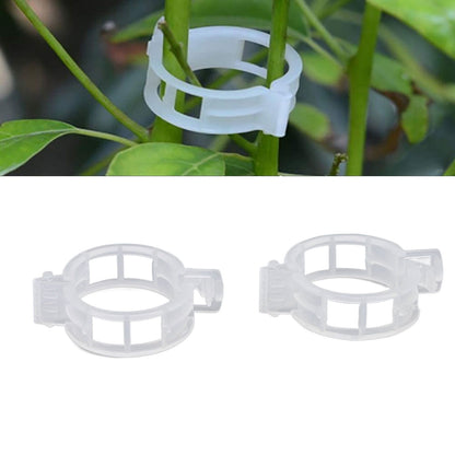 300Pcs Plastic Tomato Clips Good Fixation Support Reusable Plant Support Clips for Various Vegetables Flowers V1294-YM0523-3111220095511