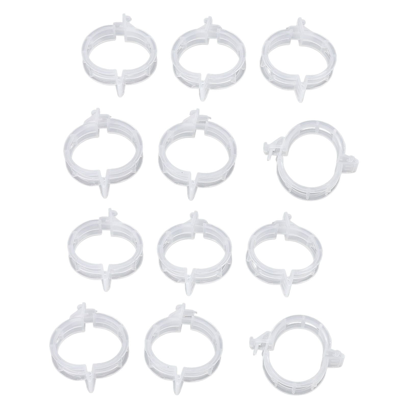 300Pcs Plastic Tomato Clips Good Fixation Support Reusable Plant Support Clips for Various Vegetables Flowers V1294-YM0523-3111220095511