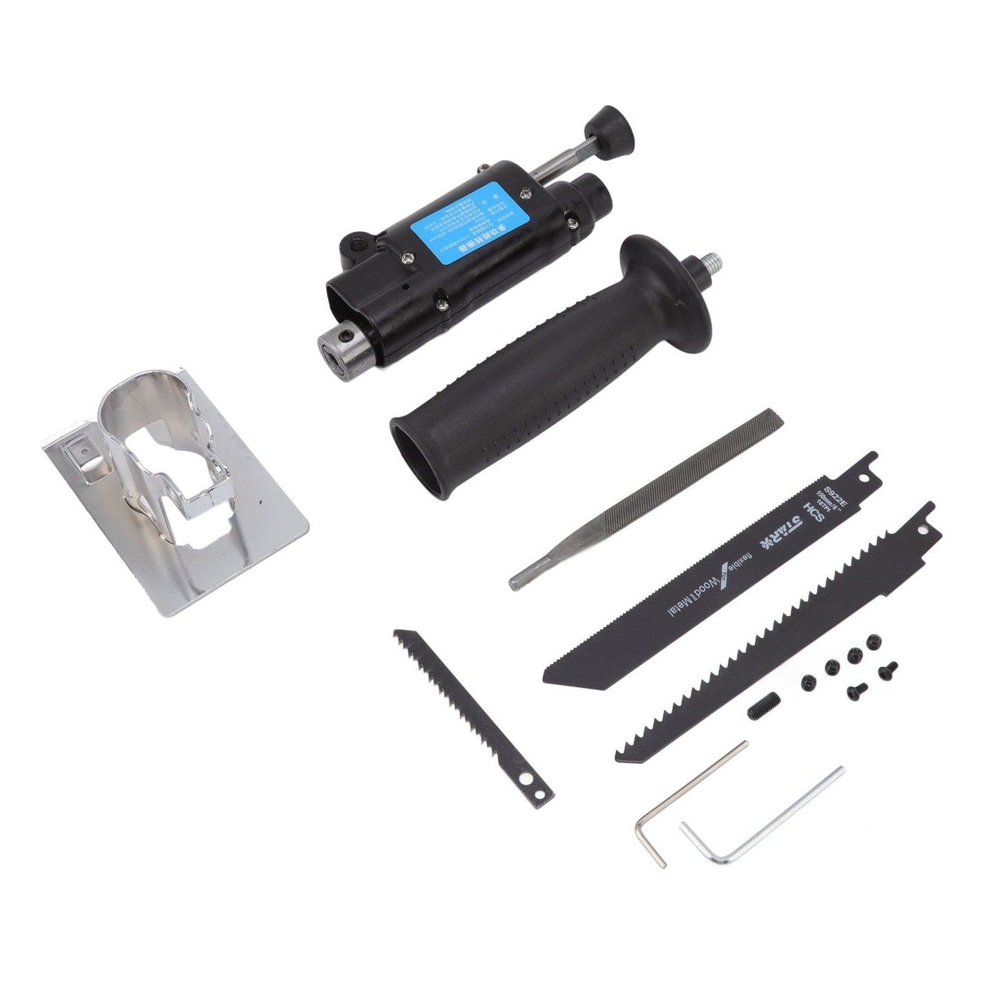 Electric Reciprocating Saw Portable Handheld Electric Drill Saw with Lock Button for Cutting Wood V1294-YM0523-3111220098811