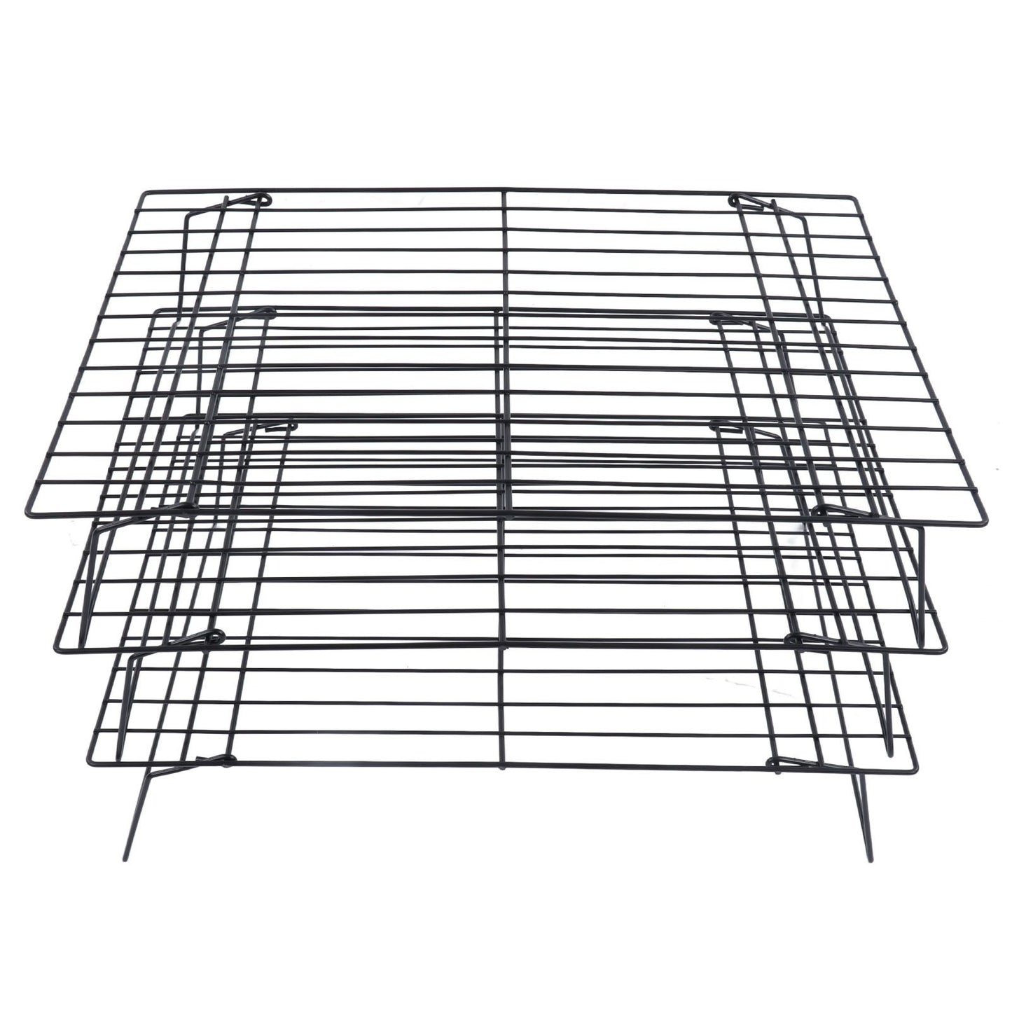 13 Inch Iron Baking Rack 3 Layer Non Stick Cooling Racks for Cooking Baking Cake Biscuits V1294-YM0523-3111220099011