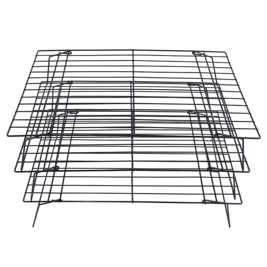 13 Inch Iron Baking Rack 3 Layer Non Stick Cooling Racks for Cooking Baking Cake Biscuits V1294-YM0523-3111220099011