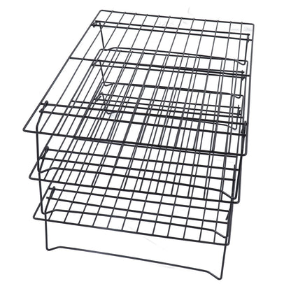13 Inch Iron Baking Rack 3 Layer Non Stick Cooling Racks for Cooking Baking Cake Biscuits V1294-YM0523-3111220099011