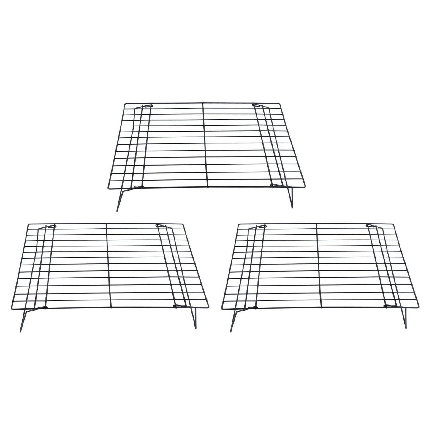 13 Inch Iron Baking Rack 3 Layer Non Stick Cooling Racks for Cooking Baking Cake Biscuits V1294-YM0523-3111220099011