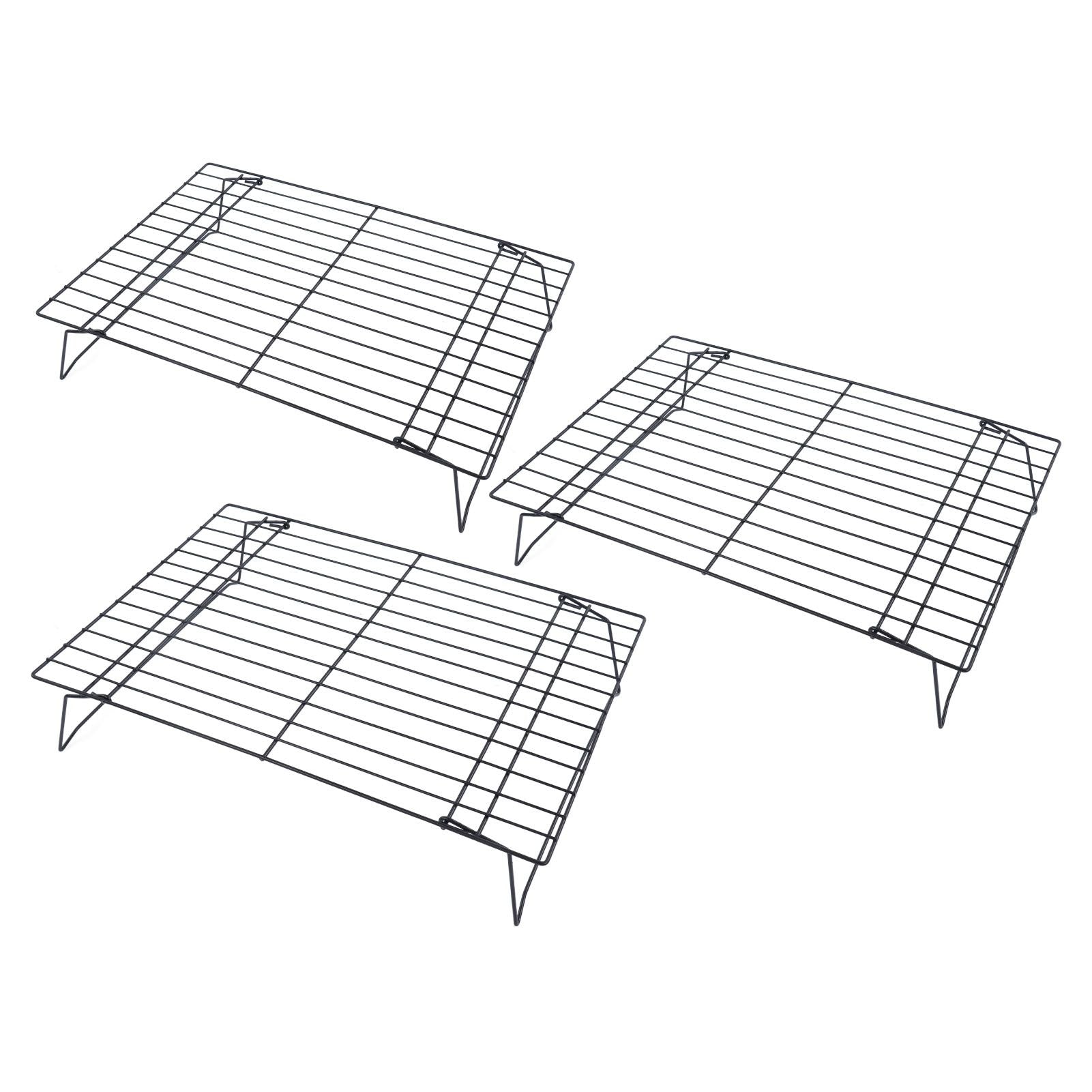 13 Inch Iron Baking Rack 3 Layer Non Stick Cooling Racks for Cooking Baking Cake Biscuits V1294-YM0523-3111220099011