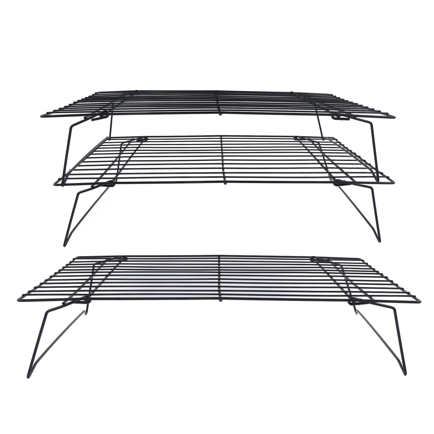 13 Inch Iron Baking Rack 3 Layer Non Stick Cooling Racks for Cooking Baking Cake Biscuits V1294-YM0523-3111220099011