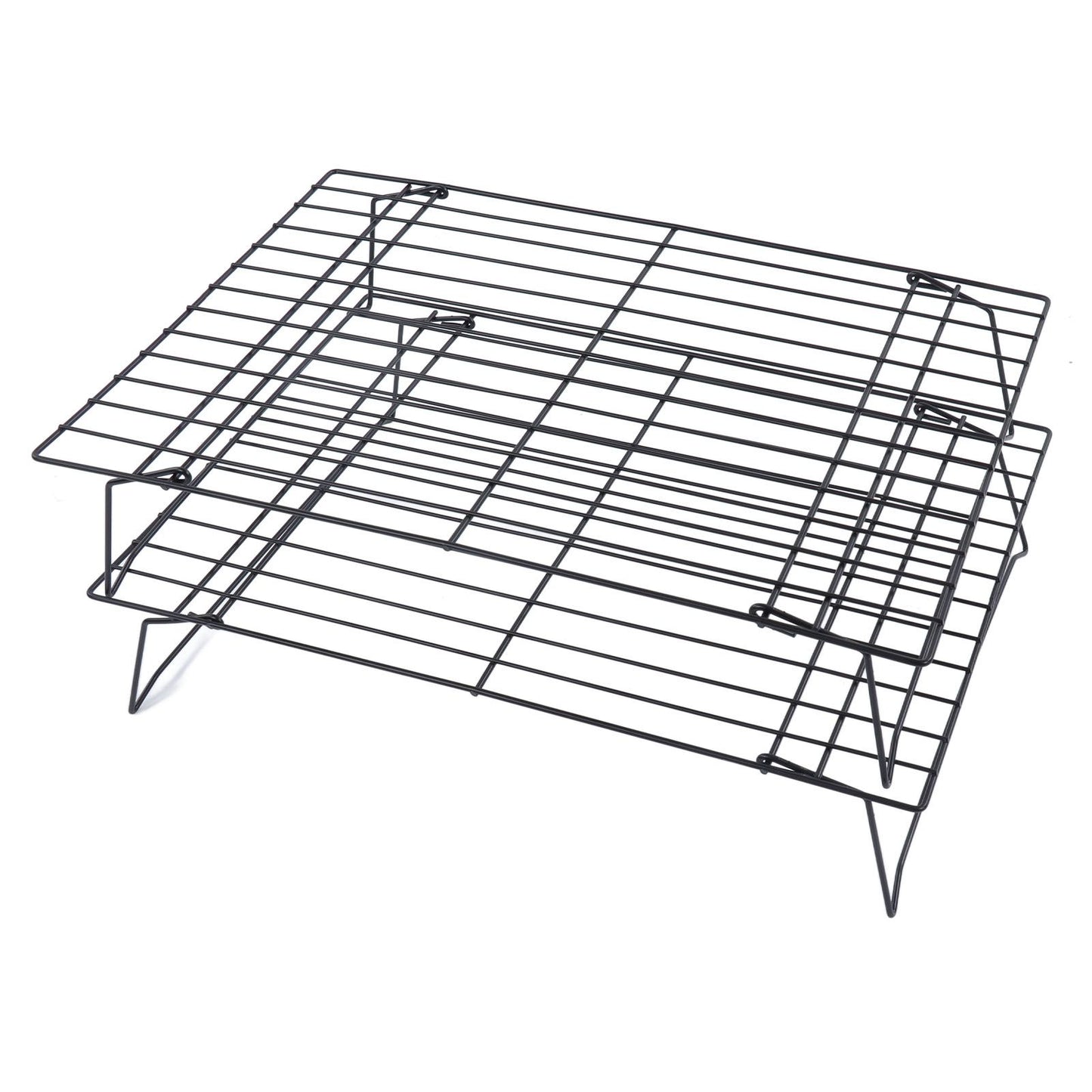 13 Inch Iron Baking Rack 3 Layer Non Stick Cooling Racks for Cooking Baking Cake Biscuits V1294-YM0523-3111220099011