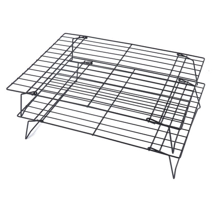 13 Inch Iron Baking Rack 3 Layer Non Stick Cooling Racks for Cooking Baking Cake Biscuits V1294-YM0523-3111220099011