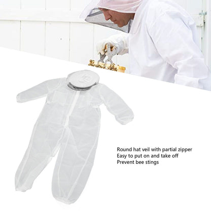 Bee Suit Summer Breathable Ultra Thin Soft Comfortable Cotton Full Body Beeproof Clothing Beekeeping Tools V1294-YM0523-3111220099711