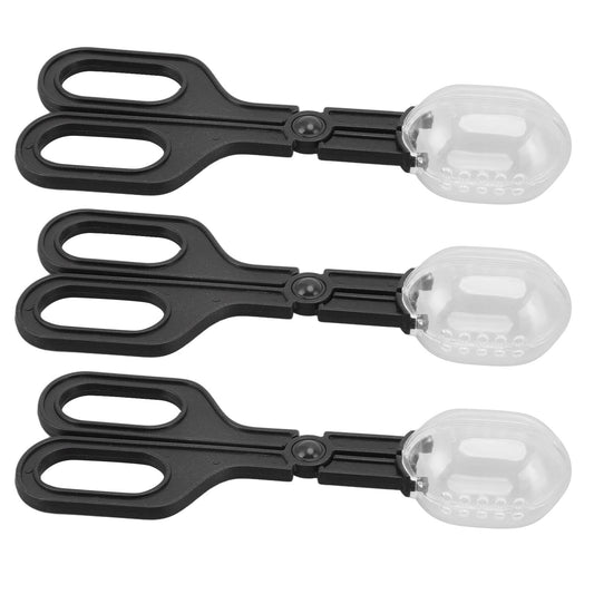 3pcs Scissors Type Bee Queen Catcher Plastic Multipurpose Bug Bee Catcher Reptile Spider Litter Feeding V1294-YM0523-3111220100011