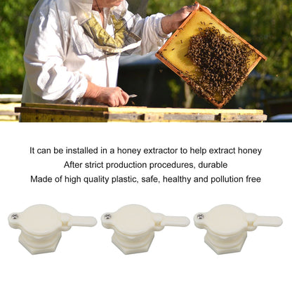 3pcs Beekeeping Integrated Honey Gate Extractor Plastic Honey Gate Valve for Beekeeping Accessory V1294-YM0523-3111220100511