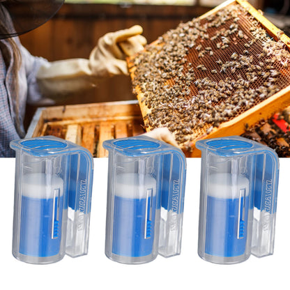 3Pcs Queen Bee Marking Cage Catcher Plastic One Handed Bee Queen Marker Bottle Beekeeping Tools for V1294-YM0523-3111220100811