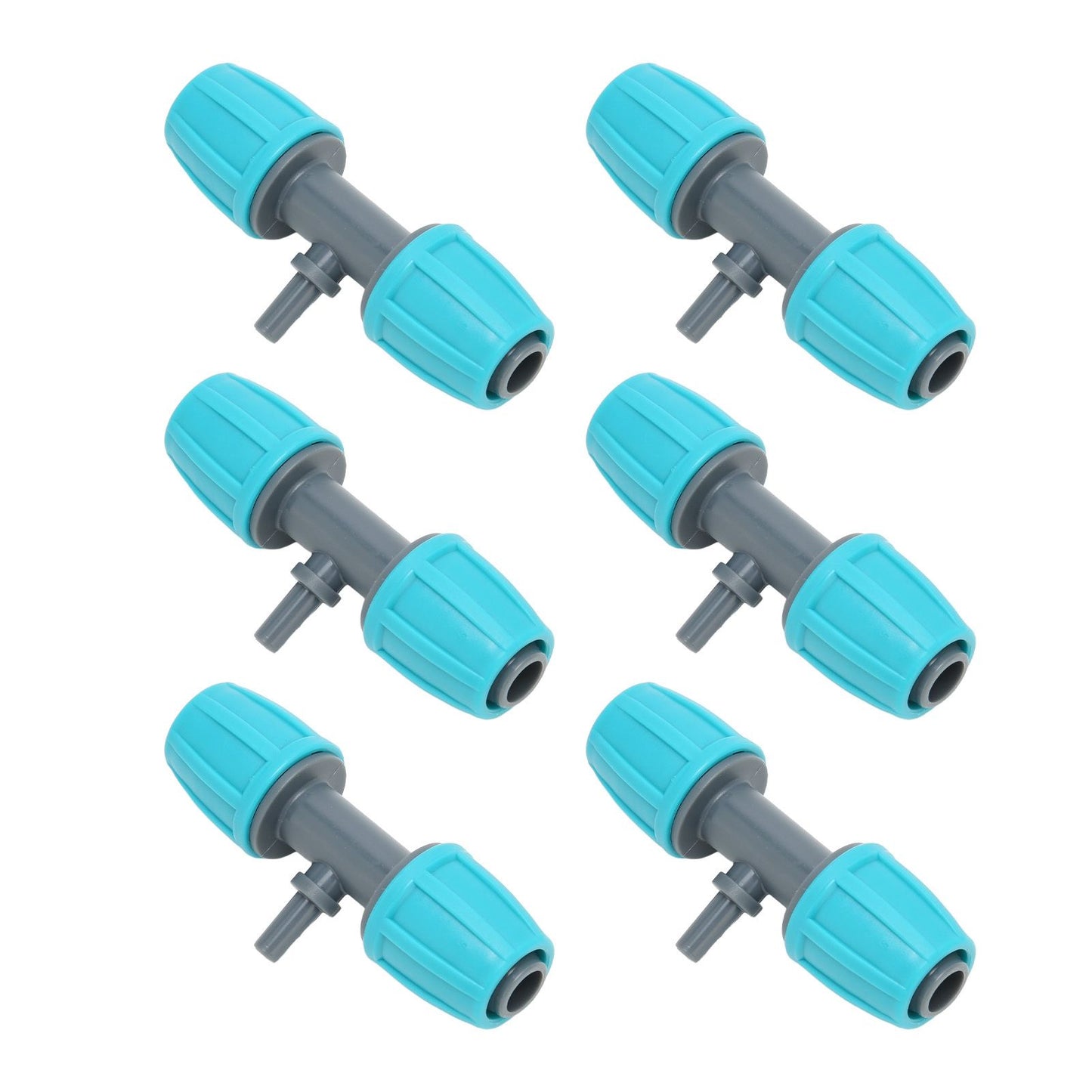 10PCS 16mm to 4/7 Barbed Tee Irrigation Tube Reducing Tee Connector Fitting for Garden Courtyard V1294-YM0523-3111220101711