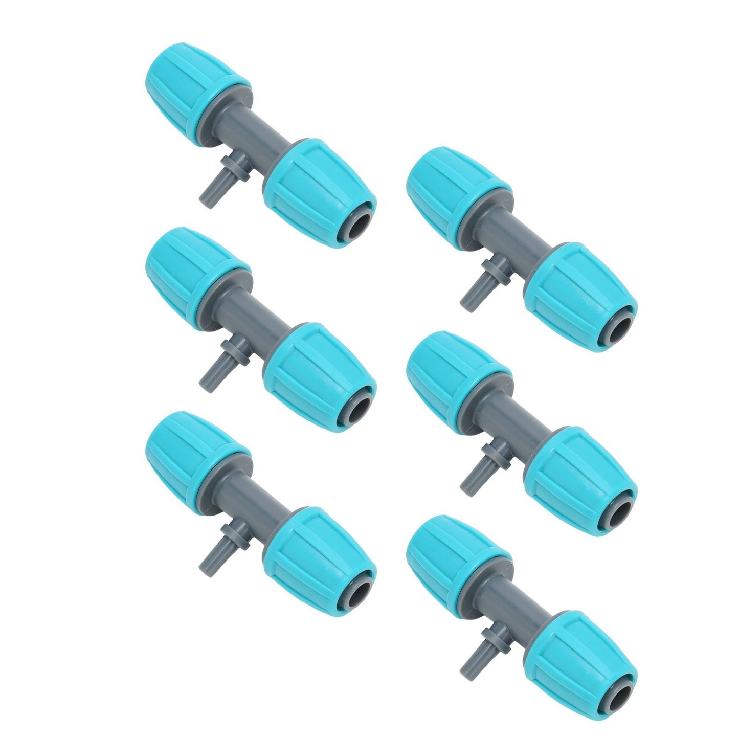 10PCS 16mm to 4/7 Barbed Tee Irrigation Tube Reducing Tee Connector Fitting for Garden Courtyard V1294-YM0523-3111220101711