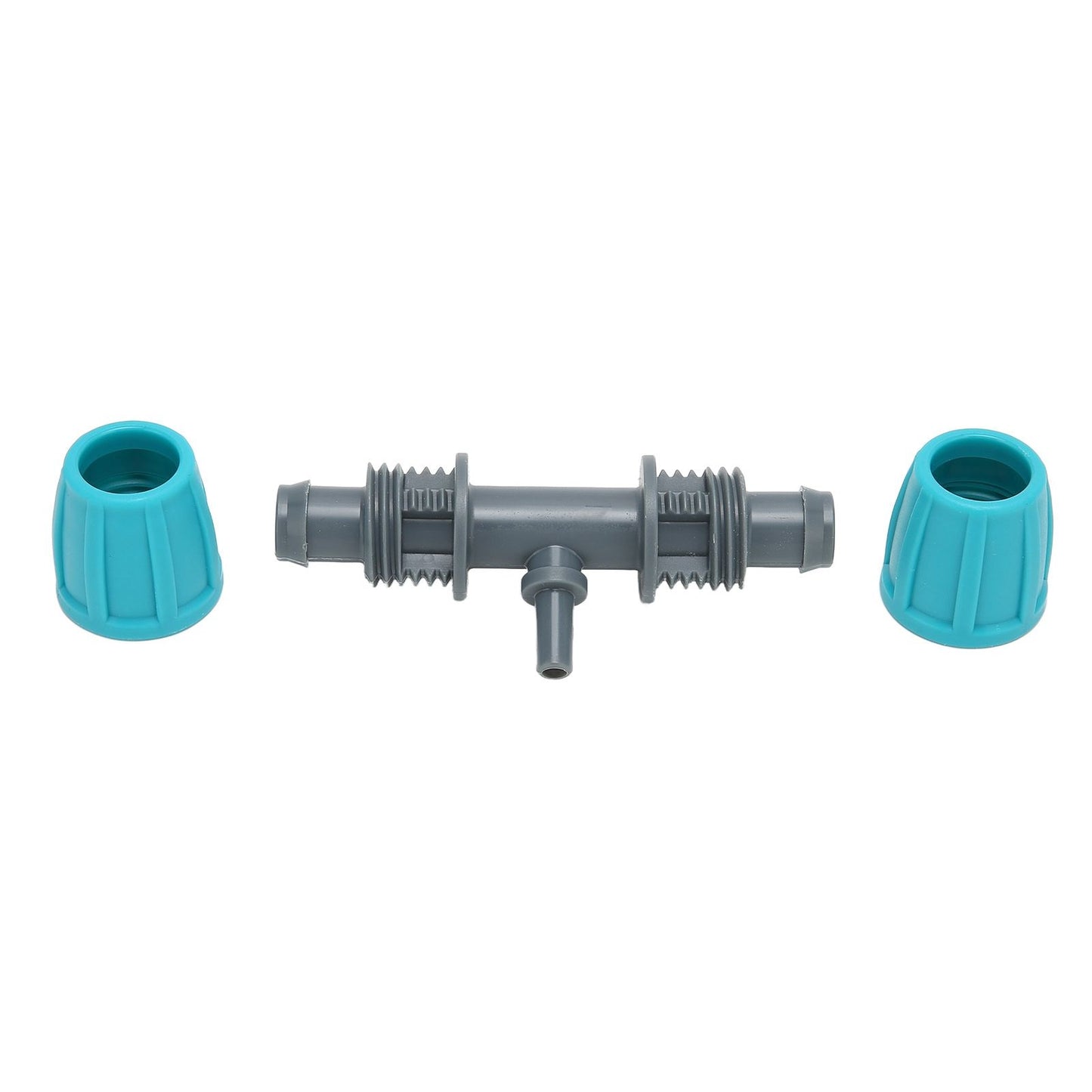 10PCS 16mm to 4/7 Barbed Tee Irrigation Tube Reducing Tee Connector Fitting for Garden Courtyard V1294-YM0523-3111220101711