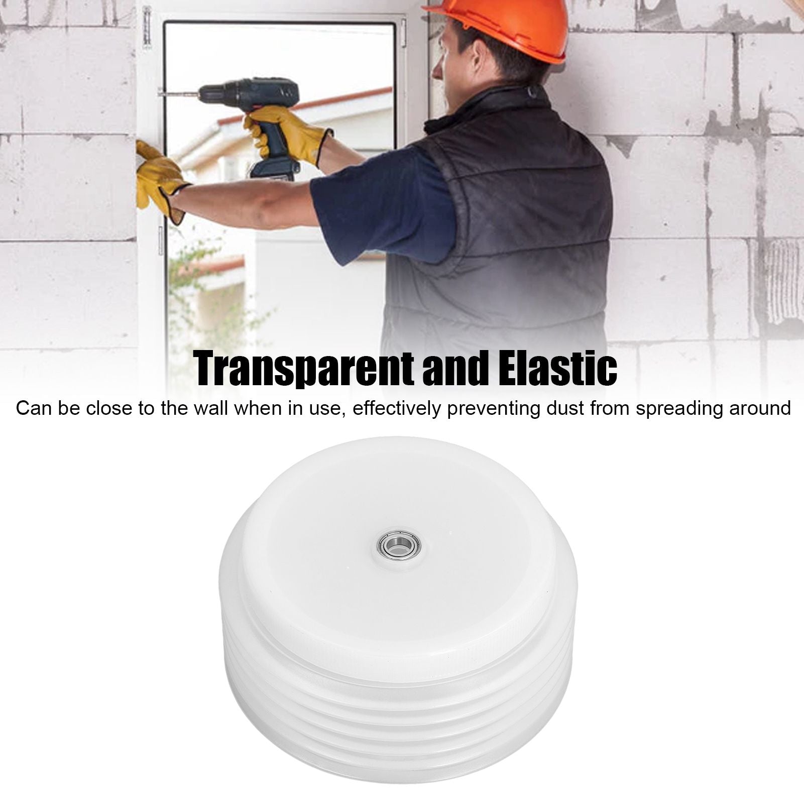 Electric Hammer Dust Cover Hole Opener Dustproof Cover 125mm Inner Diameter Downlight Gypsum Ceiling Drill V1294-YM0523-3111220102511