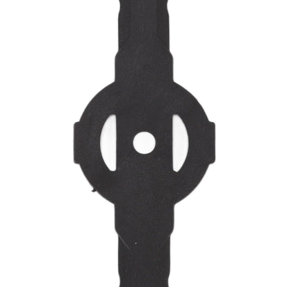 20Pcs Plastic Lawn Mower Blades Garden Electric Grass Trimmer Long Blade Trimmer Accessories Black V1294-YM0523-3111220102611
