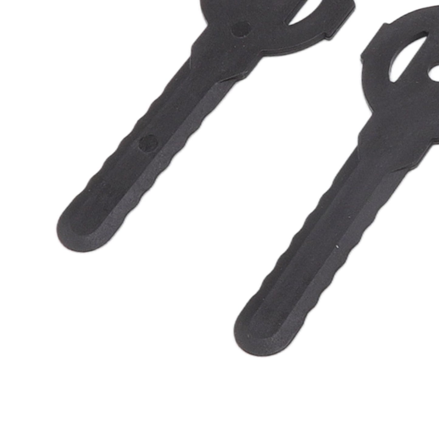 20Pcs Plastic Lawn Mower Blades Garden Electric Grass Trimmer Long Blade Trimmer Accessories Black V1294-YM0523-3111220102611