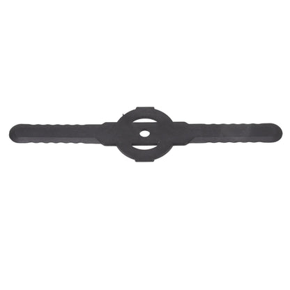 20Pcs Plastic Lawn Mower Blades Garden Electric Grass Trimmer Long Blade Trimmer Accessories Black V1294-YM0523-3111220102611