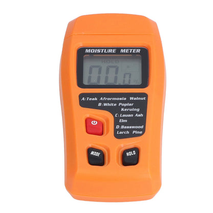 Wood Moisture Meter High Accuracy 4 Modes Orange Moisture Detector for Medicinal Building Materials Paper V1294-YM0523-3111220104111