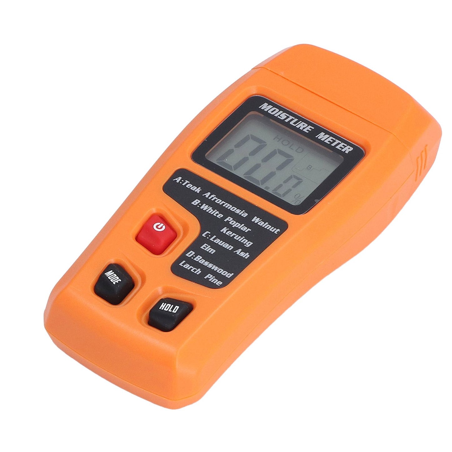 Wood Moisture Meter High Accuracy 4 Modes Orange Moisture Detector for Medicinal Building Materials Paper V1294-YM0523-3111220104111