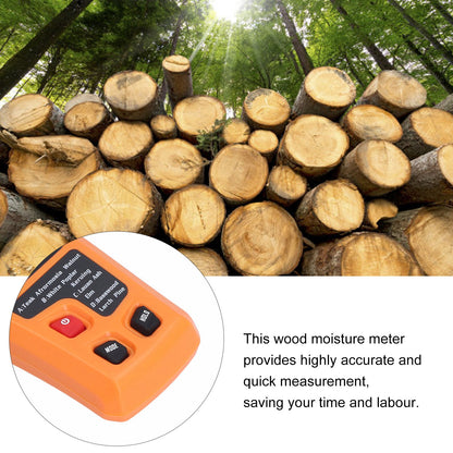 Wood Moisture Meter High Accuracy 4 Modes Orange Moisture Detector for Medicinal Building Materials Paper V1294-YM0523-3111220104111