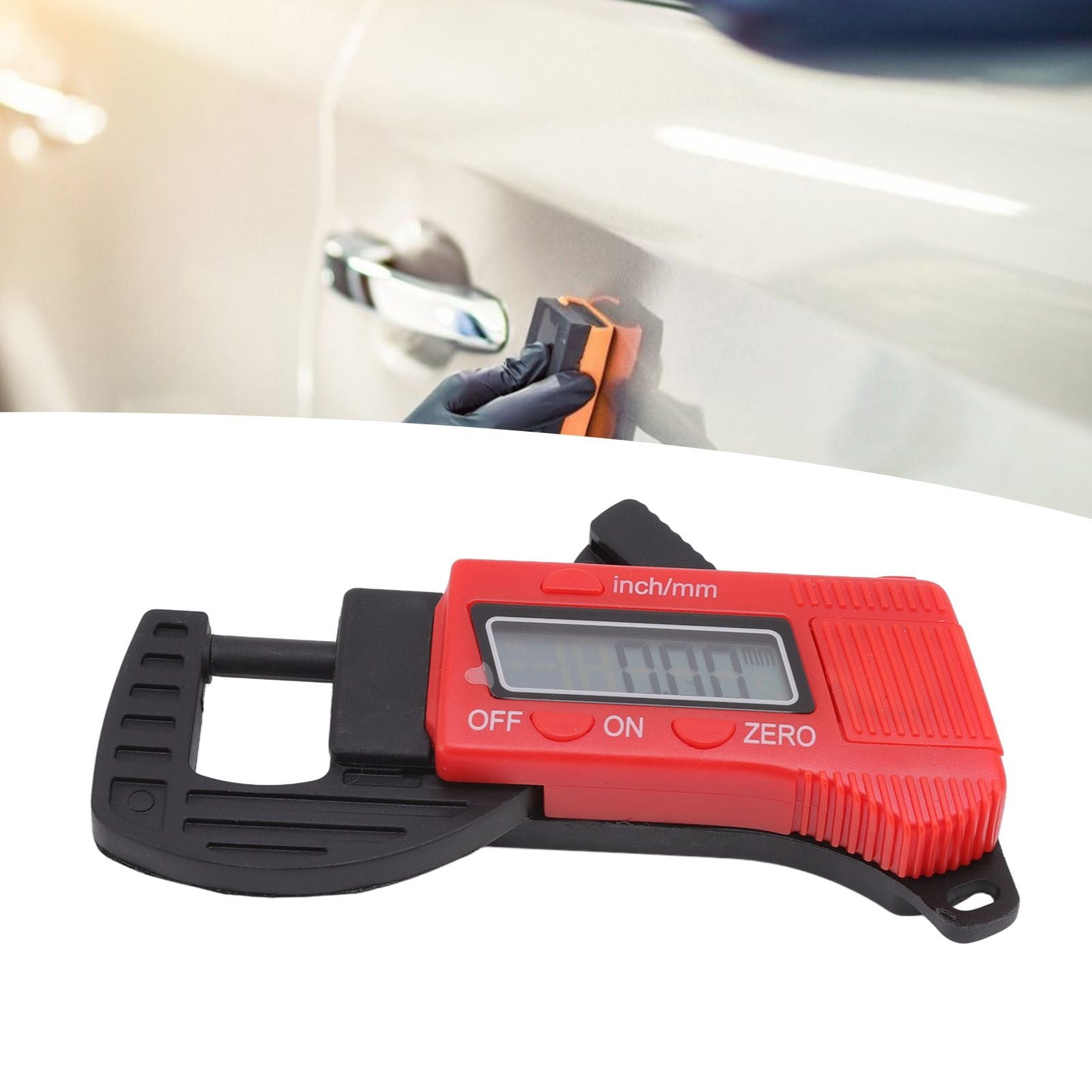 Electronic Thickness Gauge 0-12.7mm High Accuracy Manual Digital Dial Thickness Meter for Paper Film Wire V1294-YM0523-3111220104511