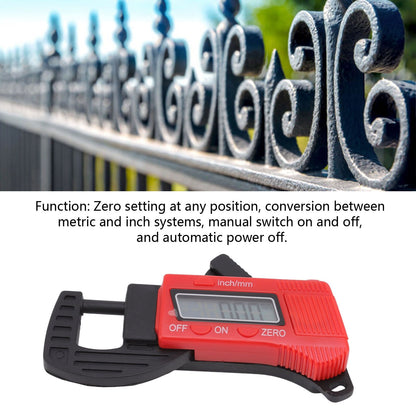 Electronic Thickness Gauge 0-12.7mm High Accuracy Manual Digital Dial Thickness Meter for Paper Film Wire V1294-YM0523-3111220104511