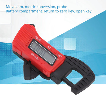 Electronic Thickness Gauge 0-12.7mm High Accuracy Manual Digital Dial Thickness Meter for Paper Film Wire V1294-YM0523-3111220104511