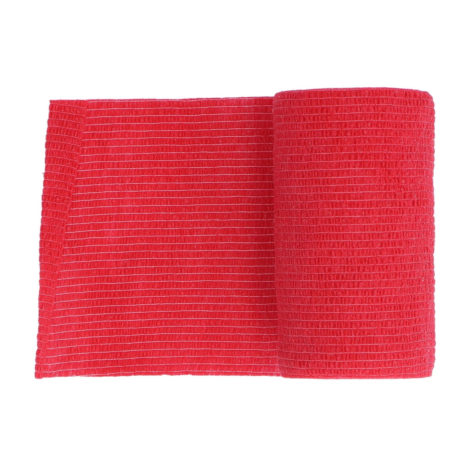 12Pcs Bandage Wrap Natural Latex Elastic Self Adhesive Wrap for Cows Dogs Horses 10cm Red V1294-YM0523-3111220104711