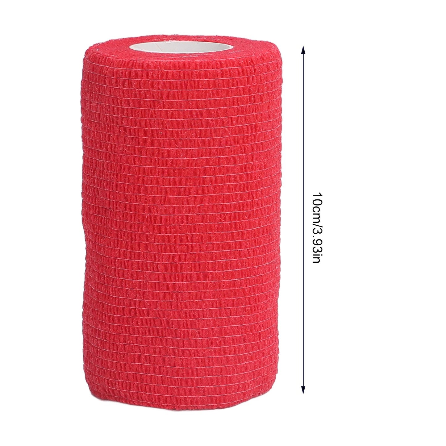 12Pcs Bandage Wrap Natural Latex Elastic Self Adhesive Wrap for Cows Dogs Horses 10cm Red V1294-YM0523-3111220104711