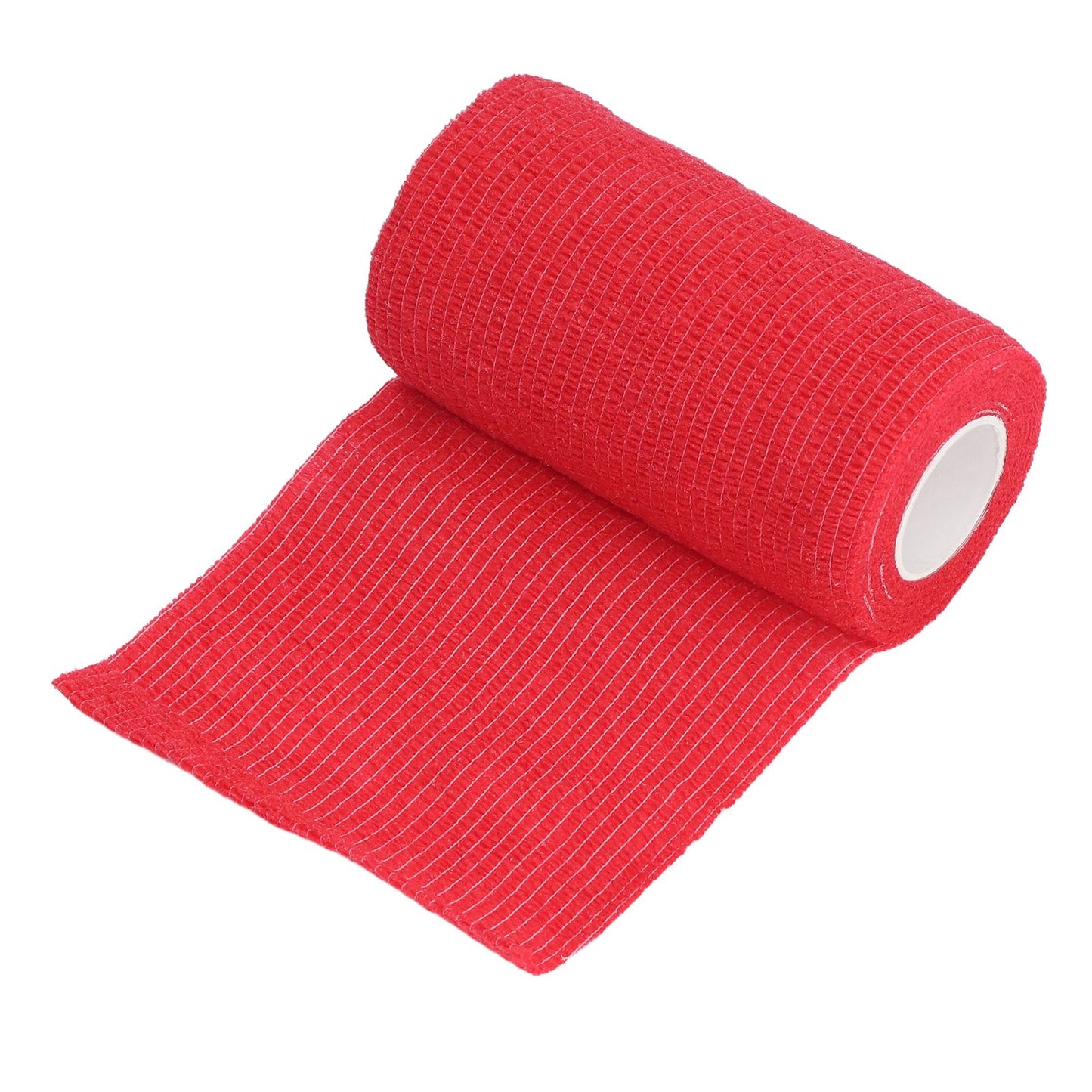 12Pcs Bandage Wrap Natural Latex Elastic Self Adhesive Wrap for Cows Dogs Horses 10cm Red V1294-YM0523-3111220104711