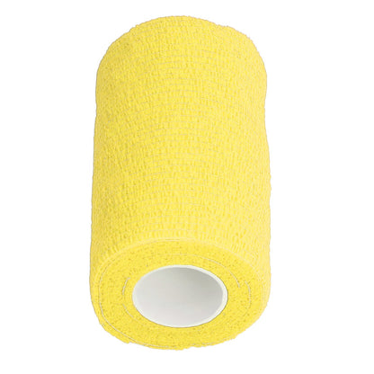 12Pcs Bandage Wrap Natural Latex Elastic Self Adhesive Wrap for Cows Dogs Horses 10cm Yellow V1294-YM0523-3111220104712