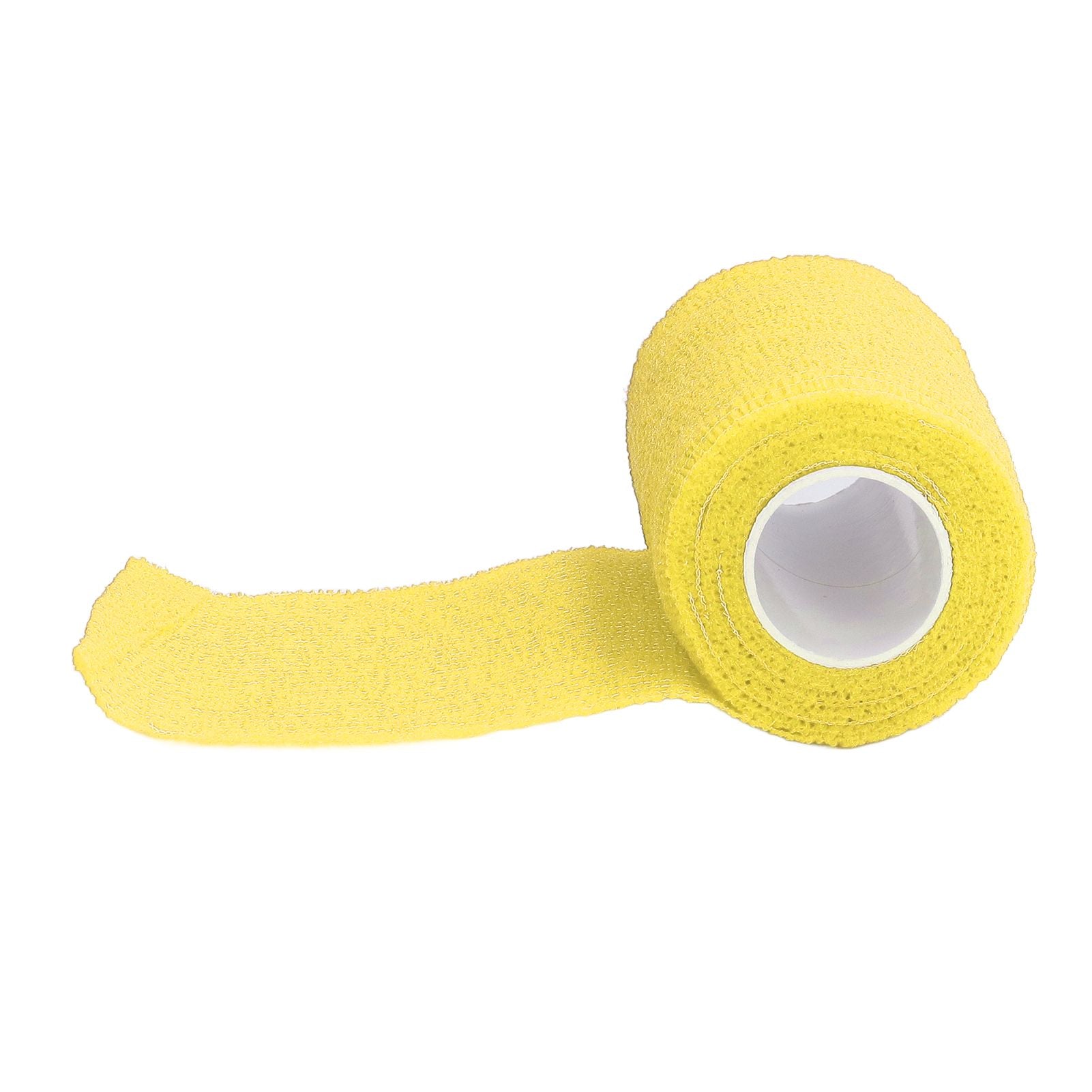 12Pcs Bandage Wrap Natural Latex Elastic Self Adhesive Wrap for Cows Dogs Horses 10cm Yellow V1294-YM0523-3111220104712