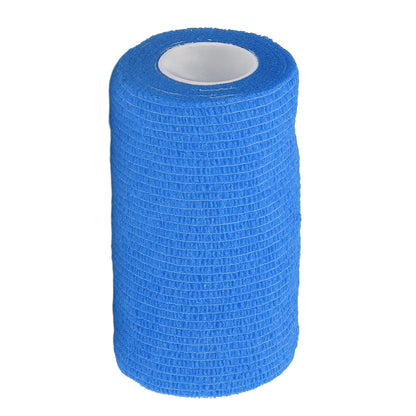 12Pcs Bandage Wrap Natural Latex Elastic Self Adhesive Wrap for Cows Dogs Horses 10cm Blue V1294-YM0523-3111220104713