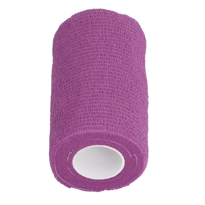 12Pcs Bandage Wrap Natural Latex Elastic Self Adhesive Wrap for Cows Dogs Horses 10cm Purple V1294-YM0523-3111220104715