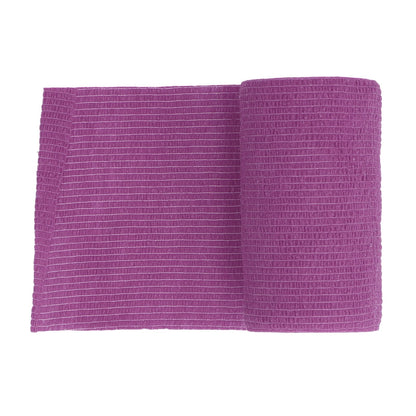 12Pcs Bandage Wrap Natural Latex Elastic Self Adhesive Wrap for Cows Dogs Horses 10cm Purple V1294-YM0523-3111220104715