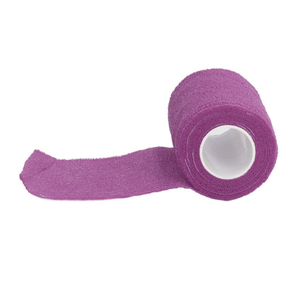 12Pcs Bandage Wrap Natural Latex Elastic Self Adhesive Wrap for Cows Dogs Horses 10cm Purple V1294-YM0523-3111220104715