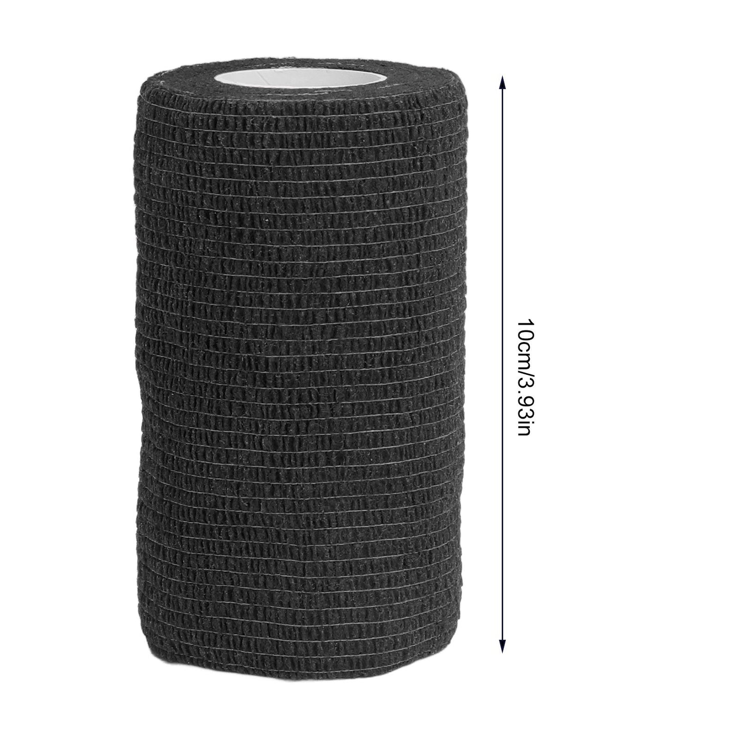 12Pcs Bandage Wrap Natural Latex Elastic Self Adhesive Wrap for Cows Dogs Horses 10cm Black V1294-YM0523-3111220104716
